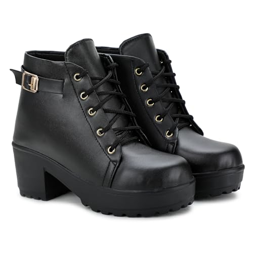 Image of black boots for women
