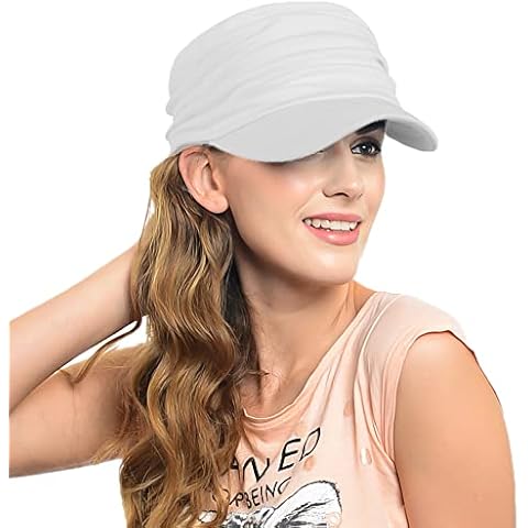 Wimdream Women's Cotton Cabbie Hat for Hair Loss Cover