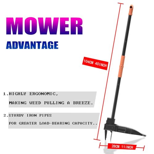 Puthernm 40 Inch Stand-Up Weed Puller with Long Handle, Root Remover for Garden & Lawn Care, Easily Remove Weeds Without Bending - Image 6