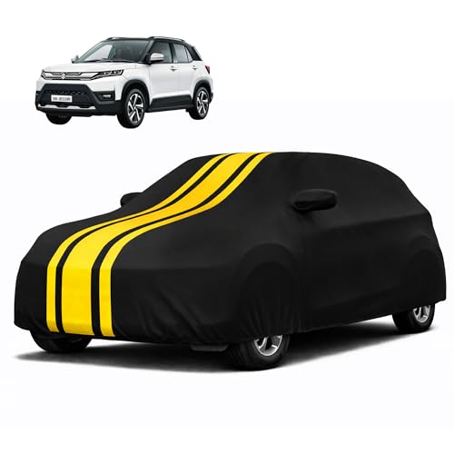 Image of Autofy Car Cover Waterproof CARIZMA for Maruti Vitara Brezza [Year 2015 Onwards] - Vitara Brezza Car Cover Dust & UV Protection Vitara Brezza Car Body Cover with Mirror Pocket Soft Cotton Lining