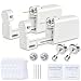 2 Pack Self Ear Piercing Gun Disposable Self Ear Piercing Gun Kit Safety Ear Piercing Gun Kit Tool - 3mm Crystal