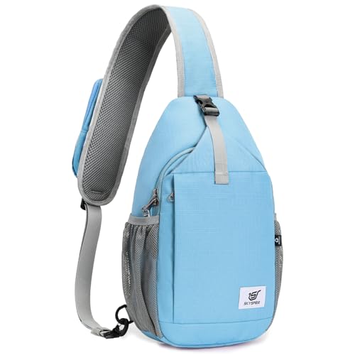 Image of SKYSPER Sling Bag RFID Cross Body Bag Recycled Crossbody Backpack Travel Daypack