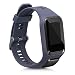 kwmobile Silicone Watch Strap for Tomtom Adventurer/Runner 3/Spark 3/Golfer 2 - Fitness Tracker Replacement Band - Sports Wristband Bracelet with Clasp