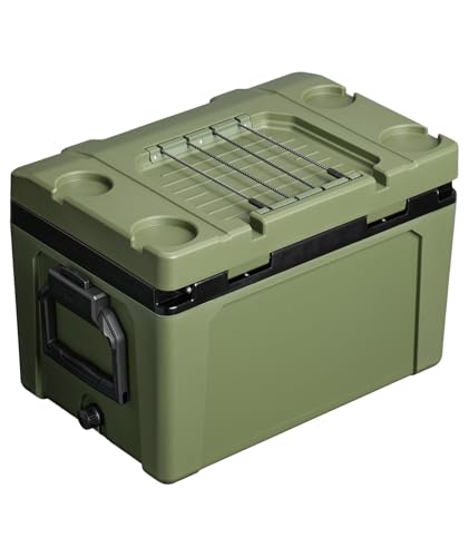Image of Stanley Adventure Outdoor Cooler 24 qt | Heavy Duty Outdoor Camping Cooler with Easy Carry Handle | BPA-Free | Dried Pine
