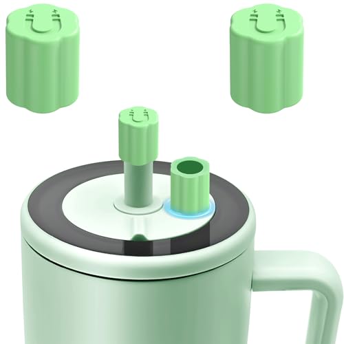 2 Pack Magnetic Straw Covers Compatible with Brumate Era 30&40 oz Tumblers,Silicone Straw Caps