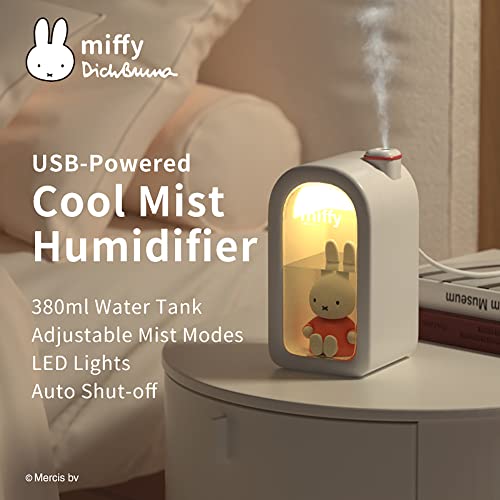 Mipow X Miffy Cool Mist Humidifier - Ultrasonic Quiet, Mini Cute Humidifier With Night Light, 380Ml Humidifiers For Bedroom/Babies Nursery/Office #TOP1