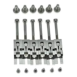 KAISH Chevalet de vibrato en acier inoxydable avec double verrouillage et vis pour trémolo Floyd Rose - Les Beatles, Paul McCartney, John Lennon, RIngo Starr, George Harrison KAISH Chevalet de vibrato en acier inoxydable avec double verrouillage et vis pour trémolo Floyd Rose – Image 2