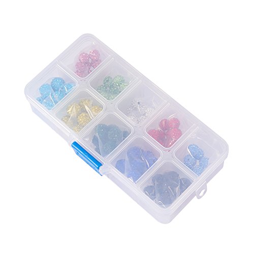 NBEADS 100Pcs 10 Colori Assortiti da 8 mm 10 mm