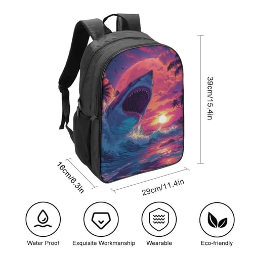 Sac à dos enfant shark résistant contre le désordre scolaire - 2