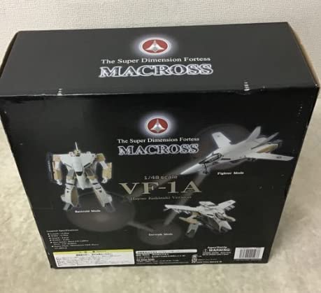 ns235 YAMATO 1/48 完全変形 VF-1A バルキリー 柿崎 機 傷汚れあり