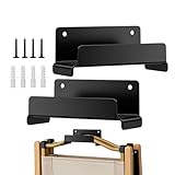 Genérico Soporte de pared para escaleras - Kit Ahorrador de Espacio con Tornillos - Ganchos De Escalera Para Pared De Garaje,Para Hormigón, Ladrillo, Garaje, Sótano, Cobertizo, Taller