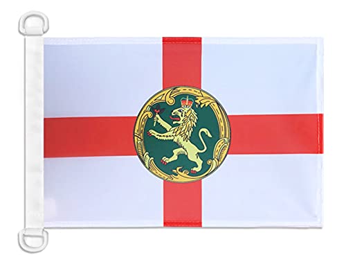 AZ FLAG Alderney Island Boat Flag 12x18 in Mesh Polyester Plastic Rings
