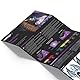 Vallejo Game Color Set - Non Dead Choas,Black/Purple/Red/Silver/White/Yellow,17 ml (Pack of 8)