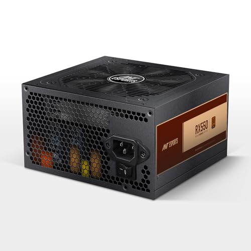 Image of Ant Esports RX550 550 Watt 80 Plus Bronze Certified Power Supply /PSU for PC with Smooth & Silent 120mm Fan