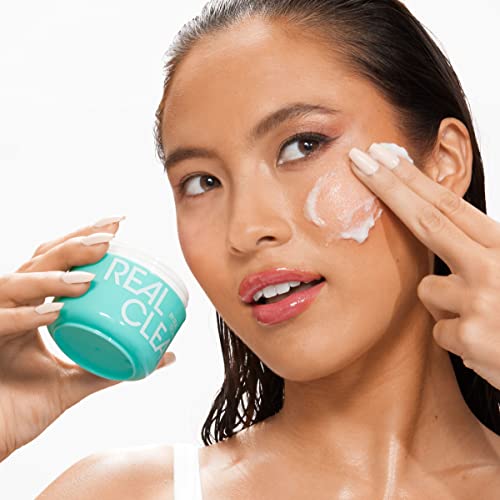 Real Techniques Real Clean Face Erase Makeup Removing Balm, Hydrating Cleansing Balm, Melt Away Stubborn Makeup, With Hyaluronic Acid & Vitamin A, 2 Fl. Oz/56.7 G Jar #TOP6