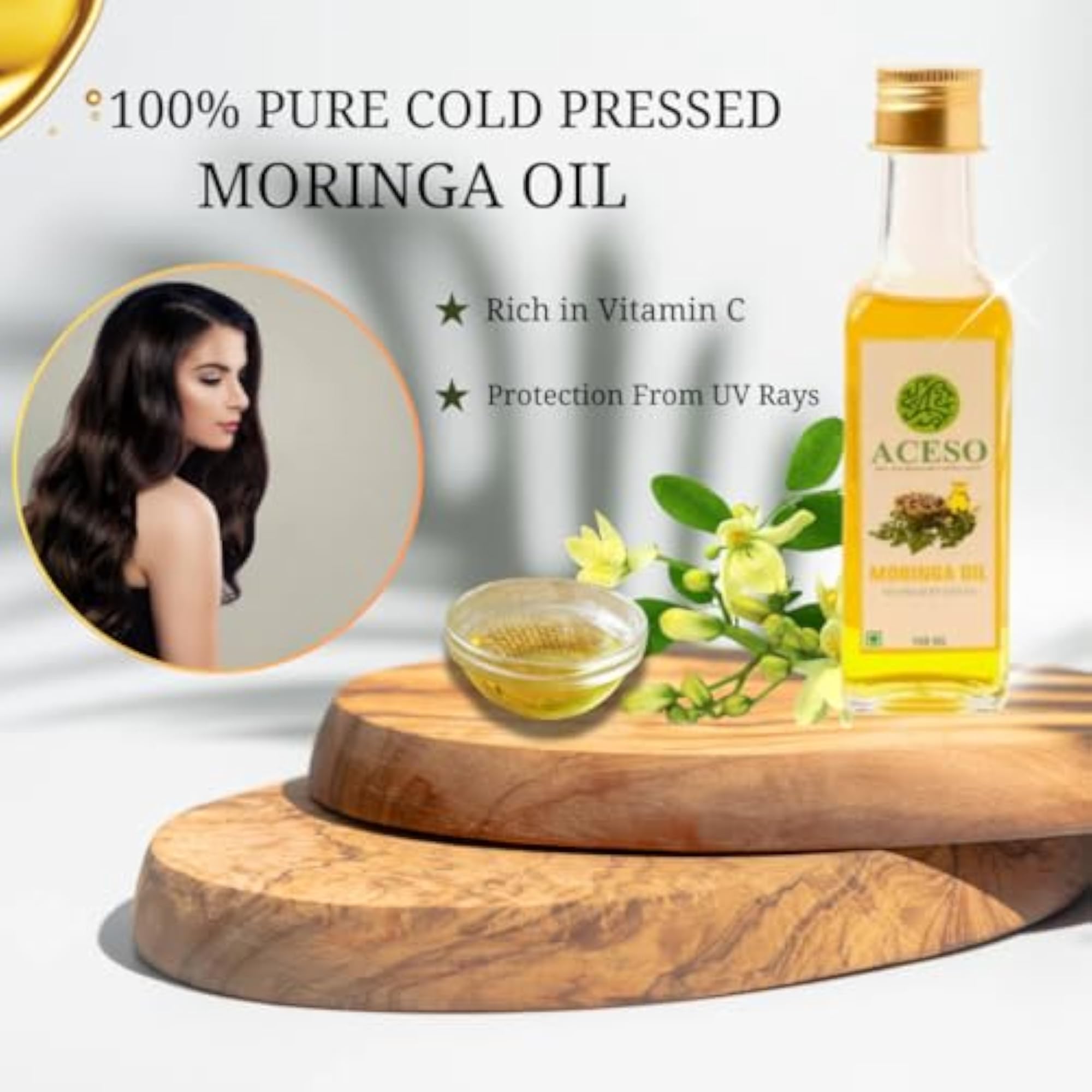 Premium Organic Virgin Cold Pressed Moringa Seed Oil