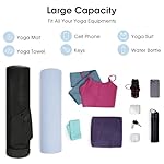 sportsnew Yoga Mat Bag, Full Zip Cargo Yoga Mat Carrier Bag with Drawstring Water Bottle Pocket and Bottom Wet Pocket, Exercise Yoga Mat Carrier Holder Multi-Functional Storage Bag patent pending - Image 4