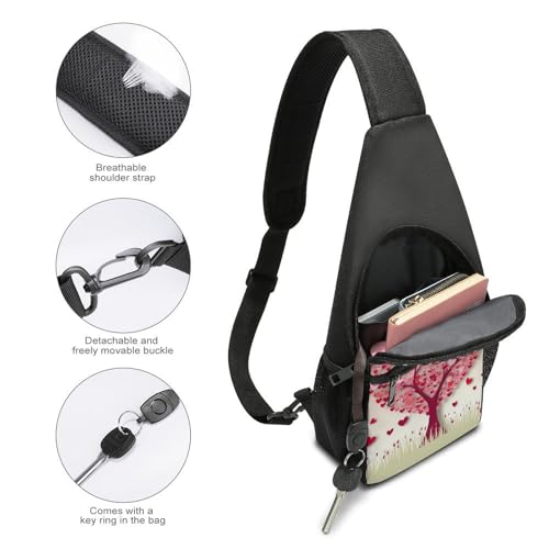 Mochila tipo bolso cruzado para trekking y uso casual miniatura 5