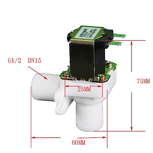 Électrovanne 220V DN15 anti fuite d'eau pour réparation de machine à laver - 4