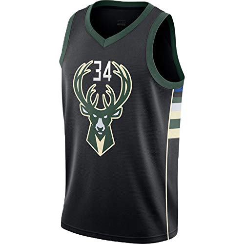N&G SPORTS Giannis Antetokounmpo, Camiseta de Jugador de Baloncesto, Camiseta de los Milwaukee Bucks, Camiseta de los fanáticos, Chaleco Transpirable de Secado rápido, niños, Equipos de competición.