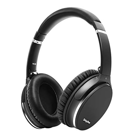 Brusreducerande Trådlösa Hörlurar Bluetooth 5.0, Srhythm NC35 Lätt Over-ear hörlurar med CVC8.0-mikrofon,Type-C Snabb laddning, 40 + timmars speltid, röstsamtal för Mobiltelefon/TV/PC
