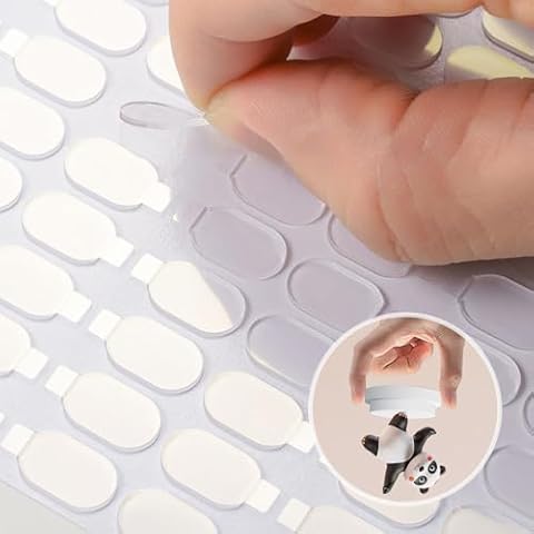 600 PCS Museum Putty, Clear Removable Gel Glue Putty Upgraded, 0.3X 0.5 Sticky Dots Clear Double Sided Removable for Crafts Balloons Festival Party Decorations Cover