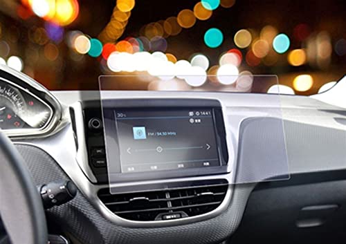 Verre trempé voiture pour écran GPS Peugeot 2008-2020