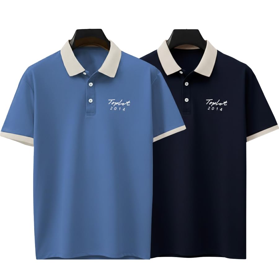 Image of TOPLOT Men Regular Fit Polo || T Shirt for Men (5243)
