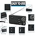 Pocket Mini Radio, Portable AM FM Worldband Radio with Best Reception, 2AAA Battery Operated Transistor Radio with Earphone Jack, Loud Speaker for Indoor/Outdoor/Emergency & Gift