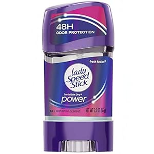 Lady Speed Stick 48HR Antiperspirant Deodorant Gel Fresh Fusion 2.30 oz (Pack of 12)