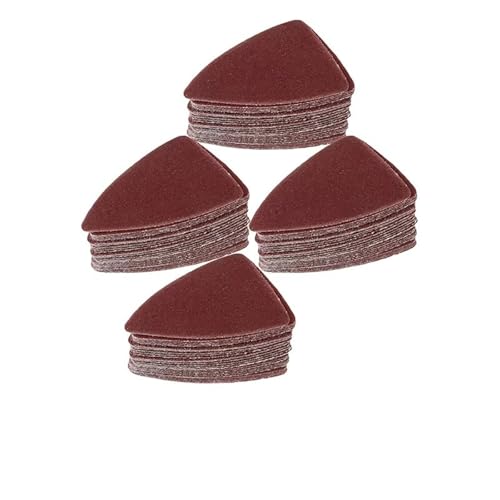 38x55mm 100pcs指のディテールサンダーサンドパッドアソート60/80/120/180/240木材サンディング用のグリッツ素材,120グリット