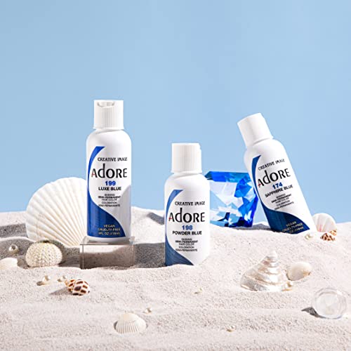 Adore AD-174 Semi Permanent Hair Color - Vegan And Cruelty-Free Blue Hair Dye thumb #4