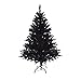 Produktbild DP-Tech 180 cm 580 Spitzen künstlicher Weihnachtsbaum Tannenbaum Christbaum in schwarz inkl. Metallfuß Christbaumständer