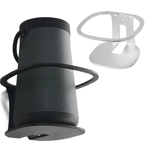 Soporte de pared Bose Revolve+ elegante estante de aluminio plateado para el hogar moderno