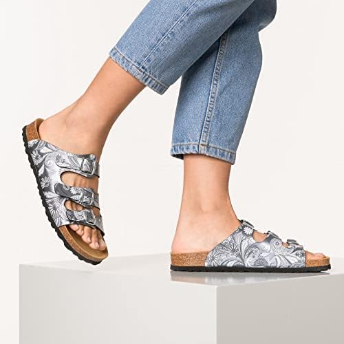 Lico Bioline Lady - Mules Femme Confortables Et Légères Avec Boucles Réglables