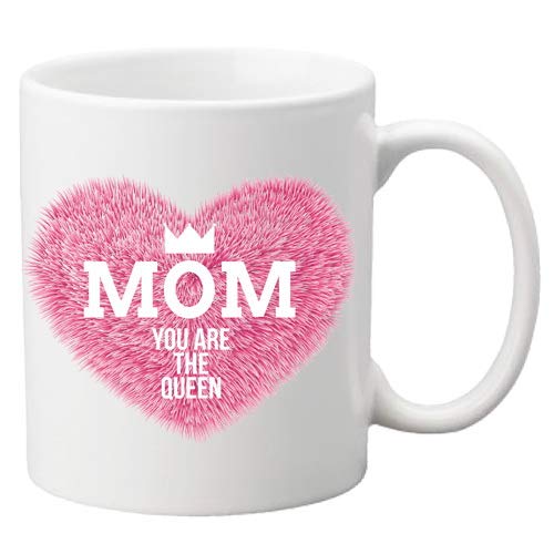 Aastha Imagine Media 'Make Mom Feel Special: You Are Queen' Ceramic Coffee Mug - Loving Message for Maa, Gift to Express Love and Gratitude