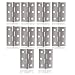 Produktbild Edelstahl Scharniere, Anlising 10 Stück Edelstahl Tür-Scharnier, Scharnier Satz,Türband Steckverbinder,für Fenster Schrank,Massive Türen(Innen + Außen) 44 x 31 x 3 mm (Silber)