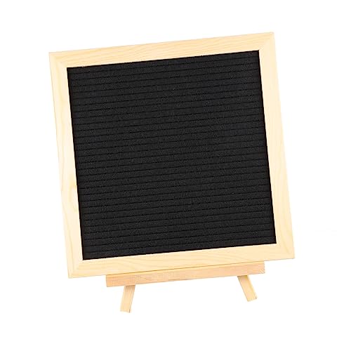 VILLCASE 1 Set Message Board DIY Felt Frame Office Decore Framed Chalkboard Decorative Felt Board Message Pad Wall Letter Board Alphabet Board Changeable Letter Board DIY Letter Boards Wood