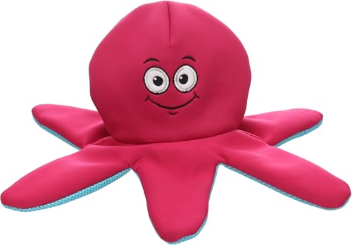 Flamingo Hundespielzeug Fronne Oktopus Emoji – Rosa – 40 cm | Schwimmfähig, strapazierfähig & unterhaltsam!