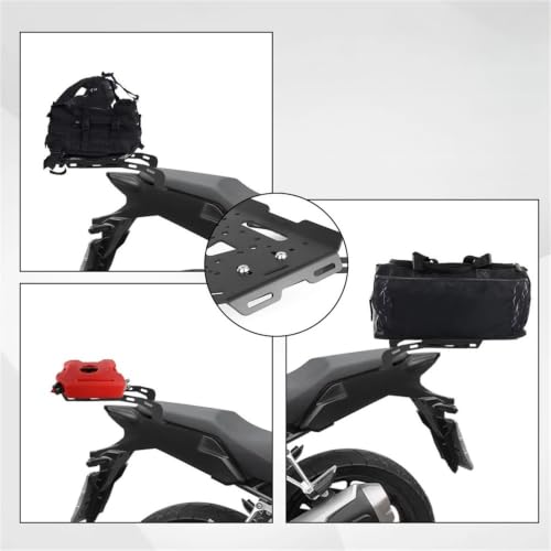 Support de porte-bagages arrière CB500X extension robuste en acier noir - 5