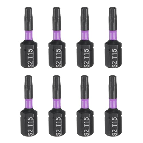 QUARKZMAN 8pcs T15 Embout de Tournevis Torx 1/4