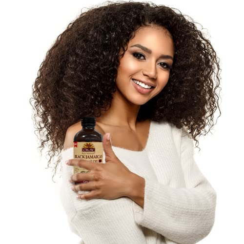 Okay Black Jamaican Castor Oil Original Dark 4Oz / 118Ml #TOP4