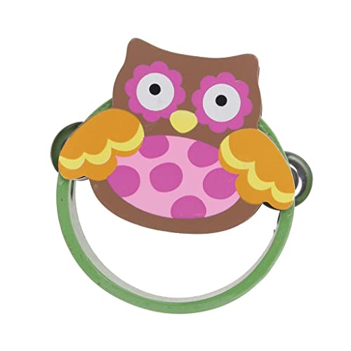 FABLOFT Kids Wooden Tambourine - Owl Deal