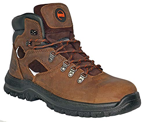 Hoss Men's, Adam Steel Toe Work Boot Brown 10.5 EE