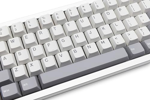 Image of KEEBMONKEY WOBKEY Zen 65 65% Quick Release Wireless Mechanical Keyboard with RGB, CNC Aluminum Case, Hot-Swappable, VIA Support, BT /2.4G /USB-C Gaming Keyboard for Mac /Windows (Lite Silver)