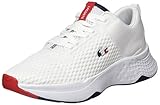 Original Lacoste Schuhe Lacoste Herren Court-Drive 0120 3 SMA Sneaker, Weißes Wht NVY Red, 42 EU
