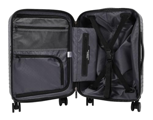 Valise rigide Hedgren Raku Yuno spinner 55 cm au design noir sobre - 6