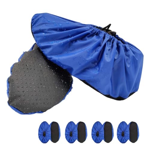 Couvre-chaussures antidérapants réutilisables imperméables (5 paires)