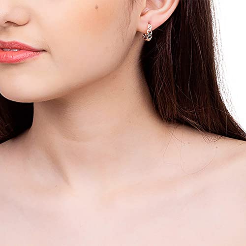 Brinco Rommanel Banhado Ouro Argola Com Corações Vazados Adulto/Infantil 523351