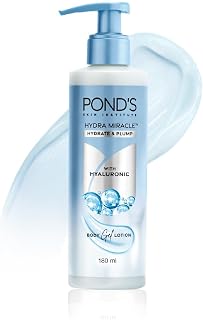 Pond's Hydra Miracle Hydrating Gel Body Lotion | Gives Hydrated Plump Skin| Hyaluronic A…